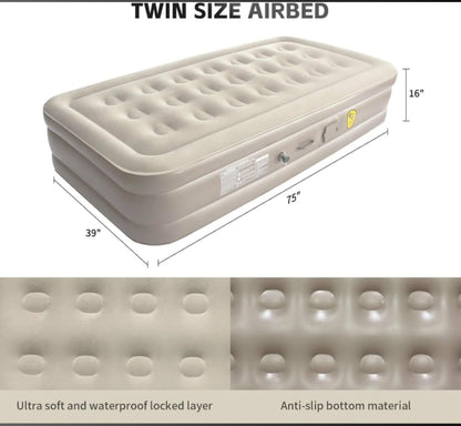 INFLATABLE PORTABLE AIR BED,FOR HOME