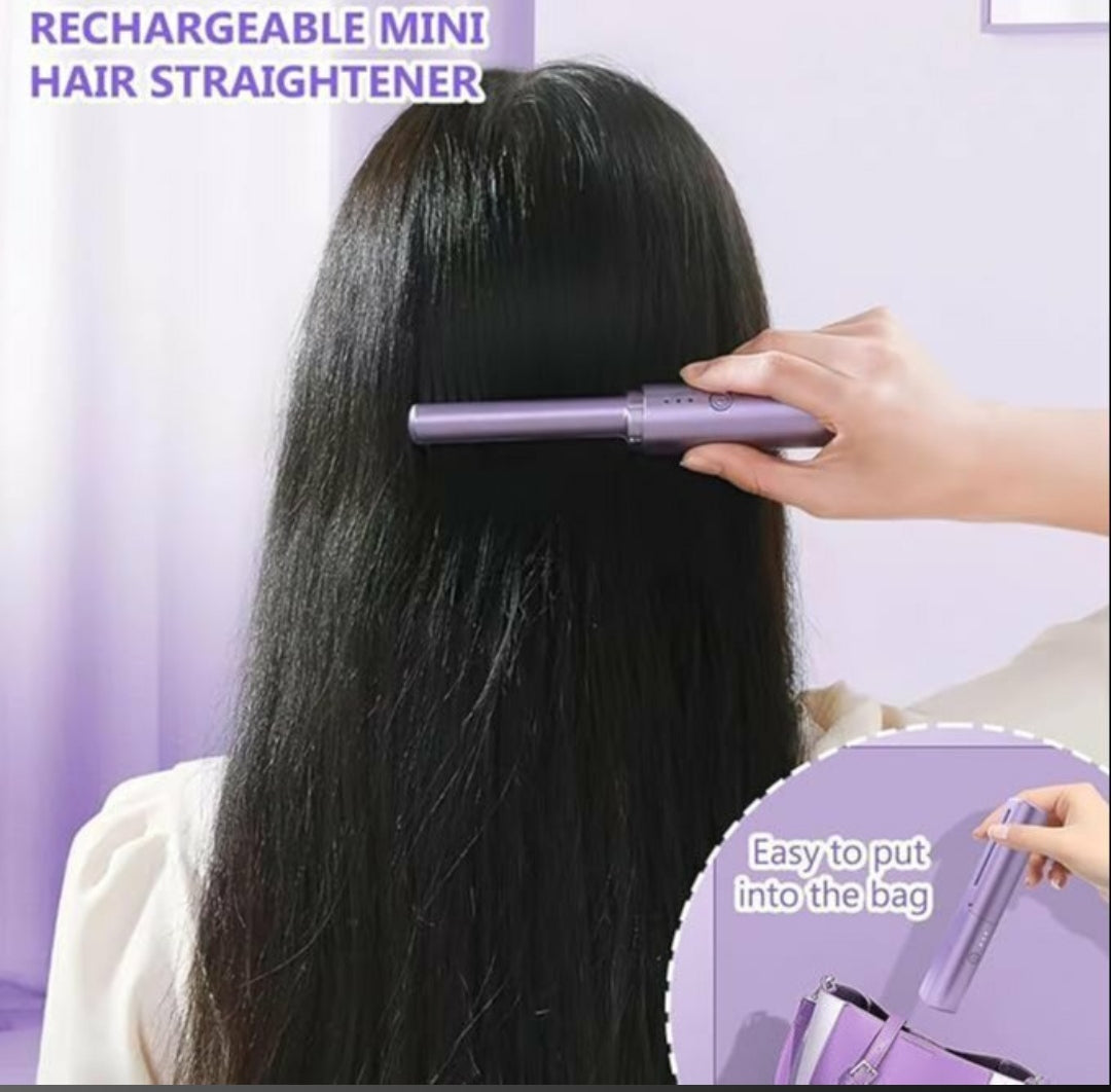 REACHARGEBLE MINI HAIR STRAIGHTENER COMP