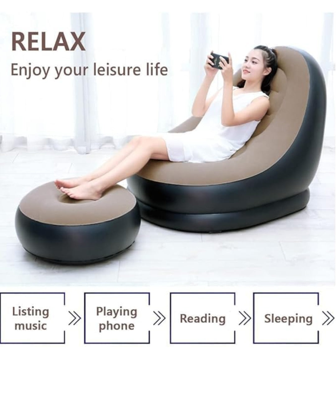 INFLATABLE LOUNGE CHAIR SOFA